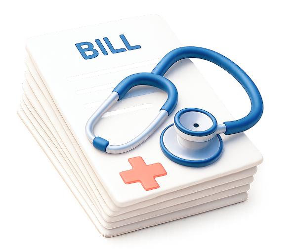Billing icon Stethoscope icon