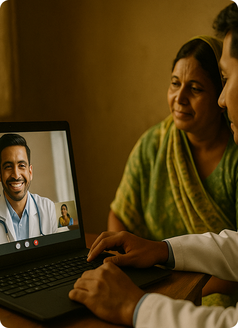 Doctor consultation with patient